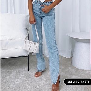 White Fox Be Cool Straight Denim Jeans